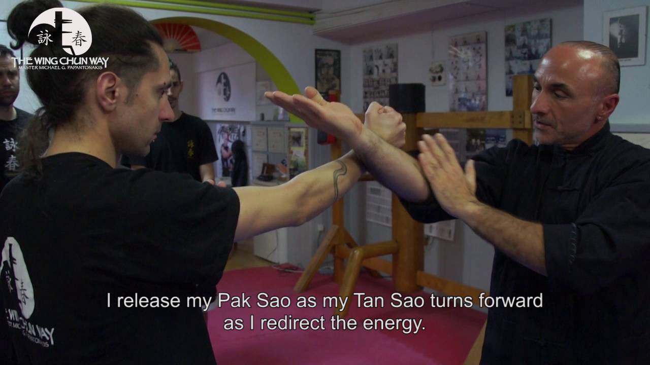 Cross Arm Chi Sao   - Pak Sao Tan Sao