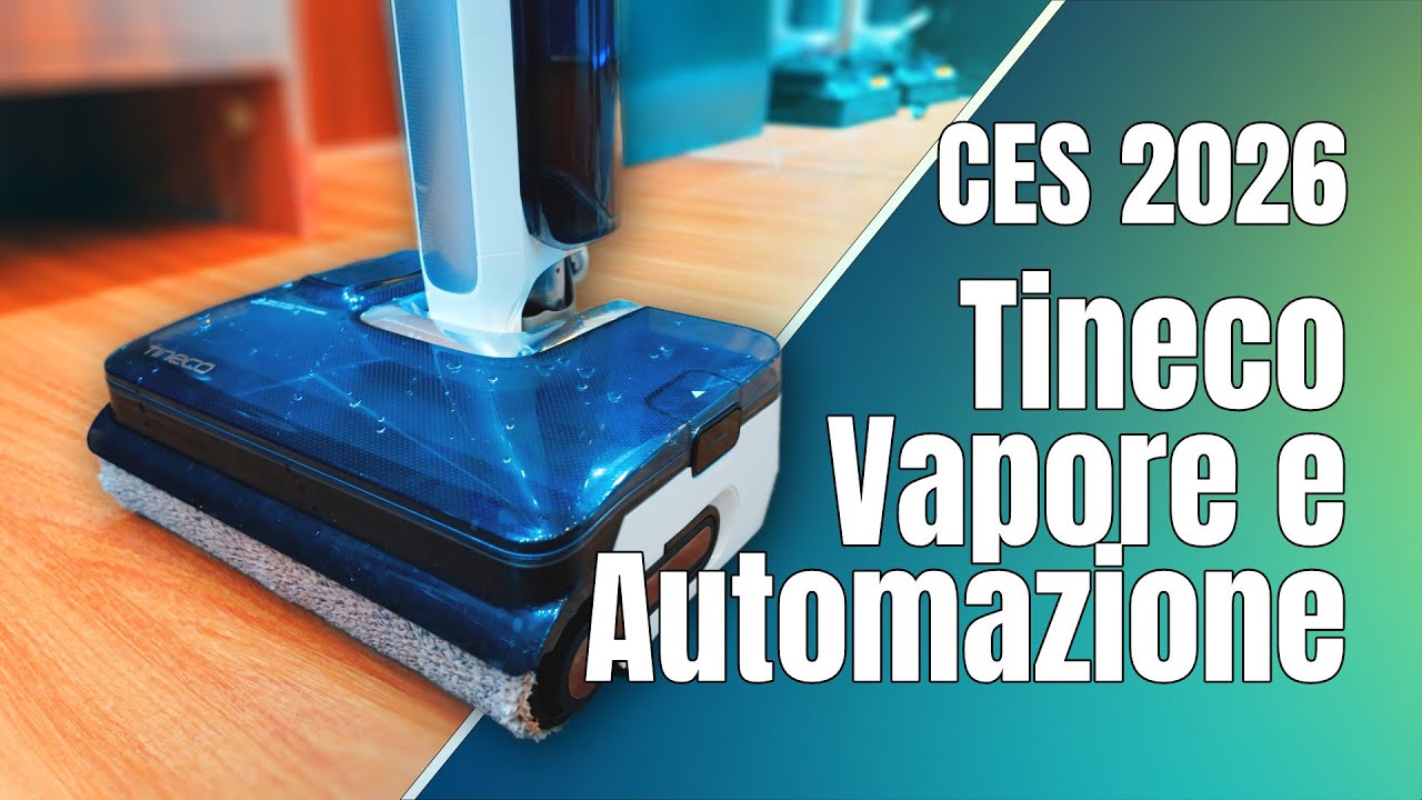 Tineco al CES 2026: compattezza, vapore e automazione per la nuova pulizia domestica