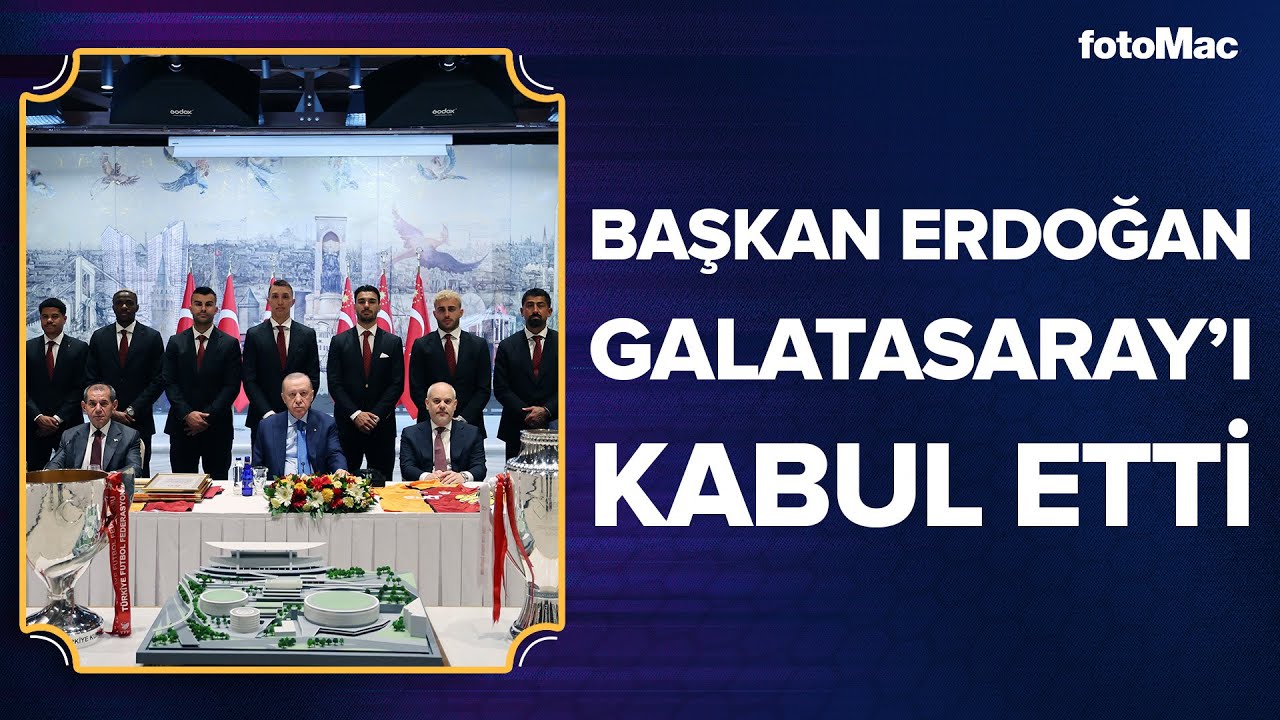 Başkan Recep Tayyip Erdoğan Galatasaray'ı Kabul Etti #galatasaray