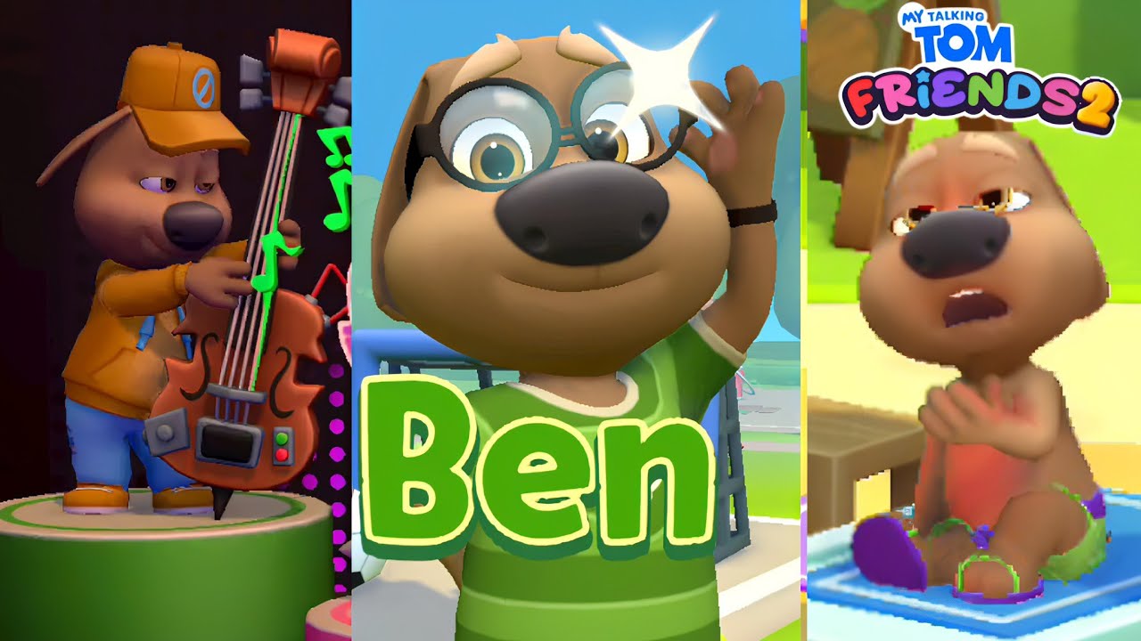 My Talking Tom Friends 2 New update Ben Moves into the Neighborhood Gameplay Android ios part 3