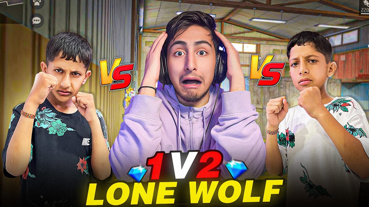 My Brothers Are After Me😱1 Vs 2 Lone Wolf😍Noob Vs Pro [A_s Gaming] - Free Fire India