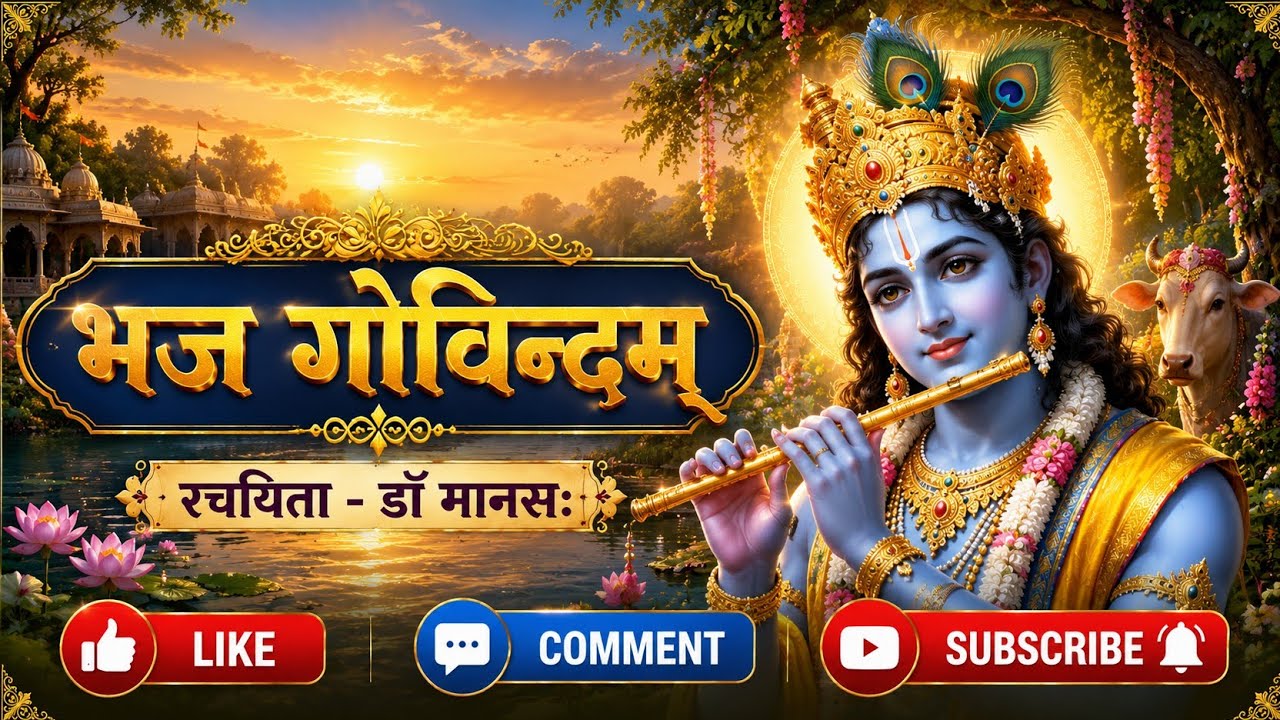 #भज_गोविन्दम्  #रचयिता_डॉ_मानसः