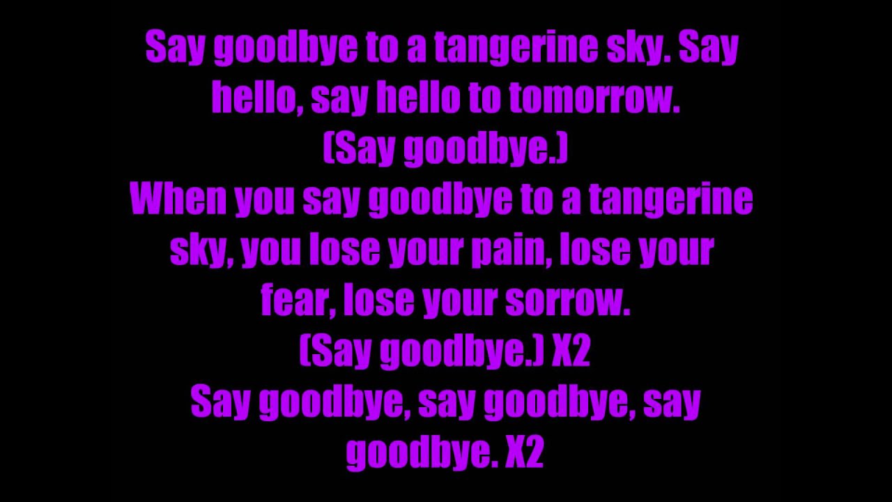Kottonmouth kings tangerine sky lyrics