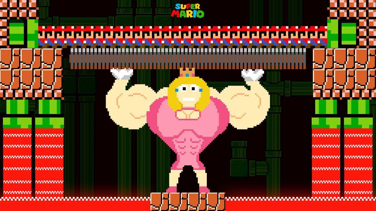 Super Mario: Muscle Peach and 9999 Tiny Marios March Madness