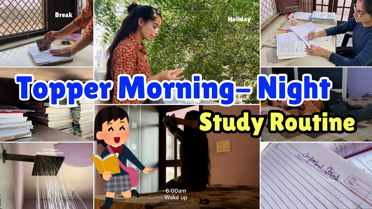 Topper’s Holiday Morning-Night Routine #school #college