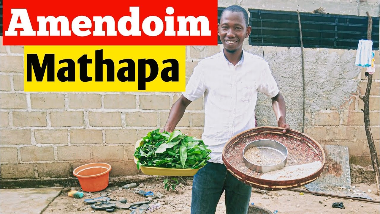 OUR DINNER WAS MATAPA AND PEANUTS, A TYPICAL MOZAMBIQUE DISH 
