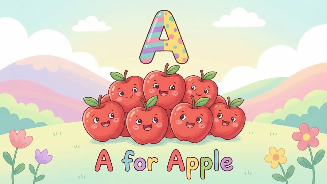 ABC Phonics Song - Toddler Learning Video Songs, A for Apple, Nursery Rhymes, Alphabet song Ep10