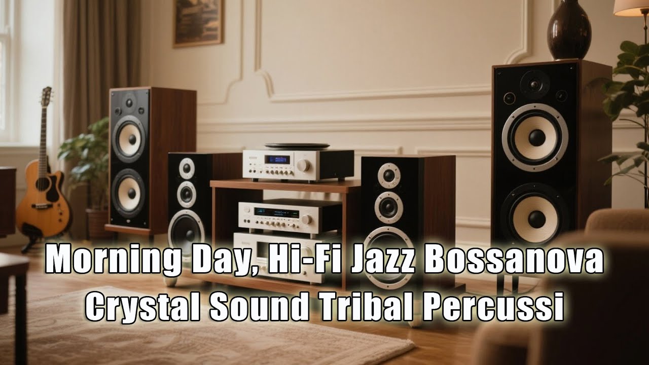 Morning Day, Hifi Jazz Bossanova - Crystal Sound Tribal Percussion & Celestial Vocals!