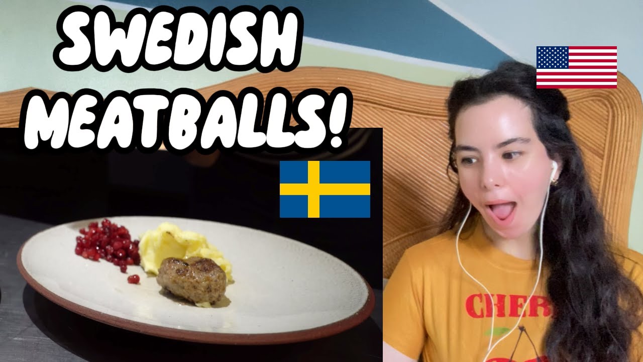 American Girl Reacts to Swedish Meatballs SECRET!