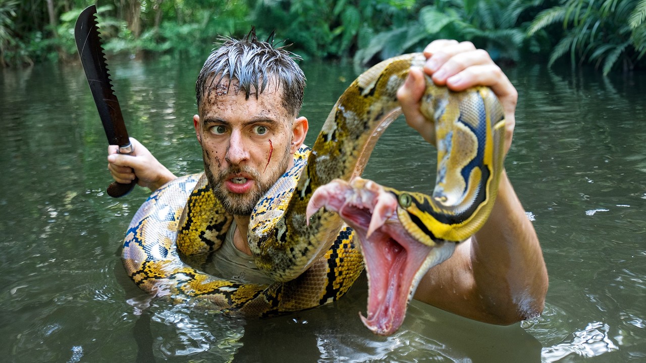 3 Day Survival On Snake Island