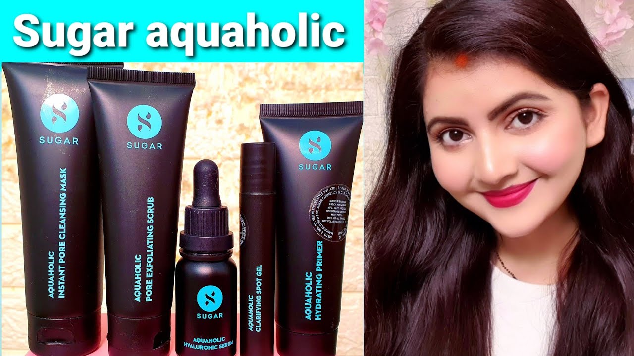 SUGAR AQUAHOLIC RANGE | RARA | HYALURONIC SERUM | HYDRATING PRIMER | SCRUB | MASK | CLARIFYING GEL
