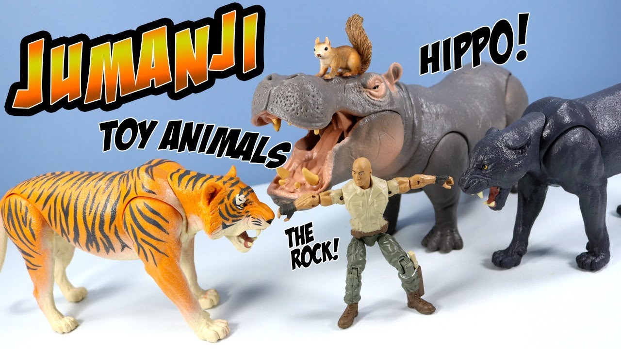 Jumanji Toys 2019 Massive Hippo Tiger and Jaguar Review Walmart