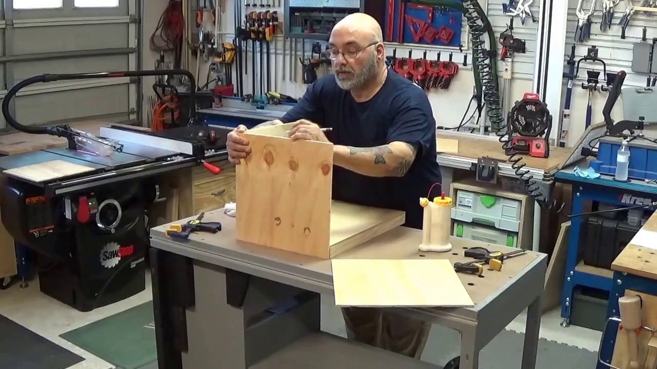 Build of a small spray booth.
