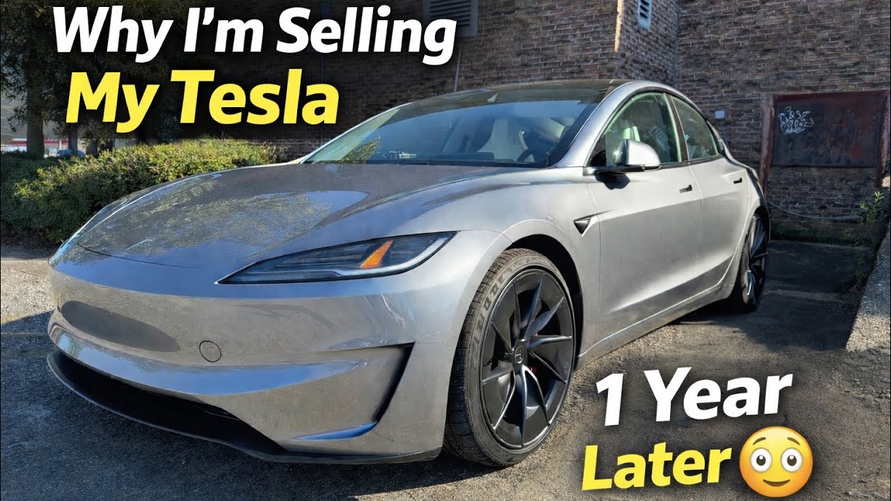 Продаю свою Tesla Model 3 Performance Quicksilver 2025 года выпуска после года эксплуатации 😳 Чес...
