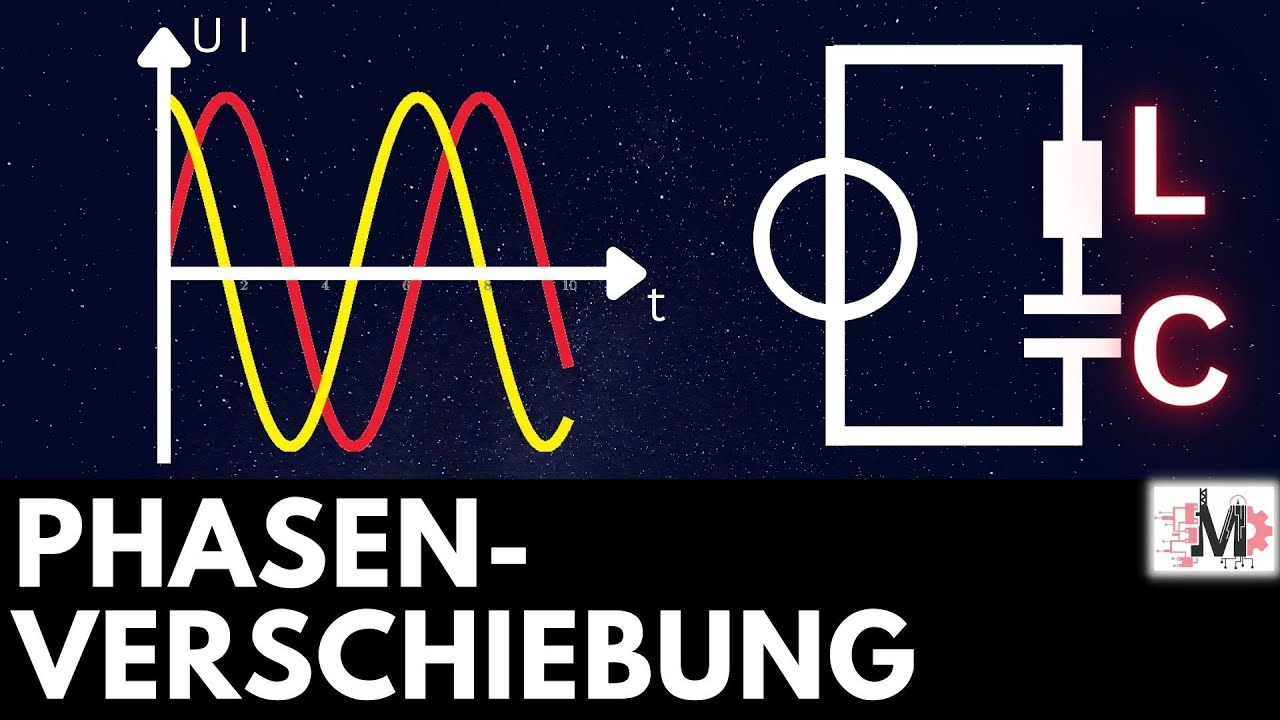 Was ist die Phasenverschiebung? (Spule, Kondensator) einfach erkl&auml;rt | Grundlagen Elektrotechnik