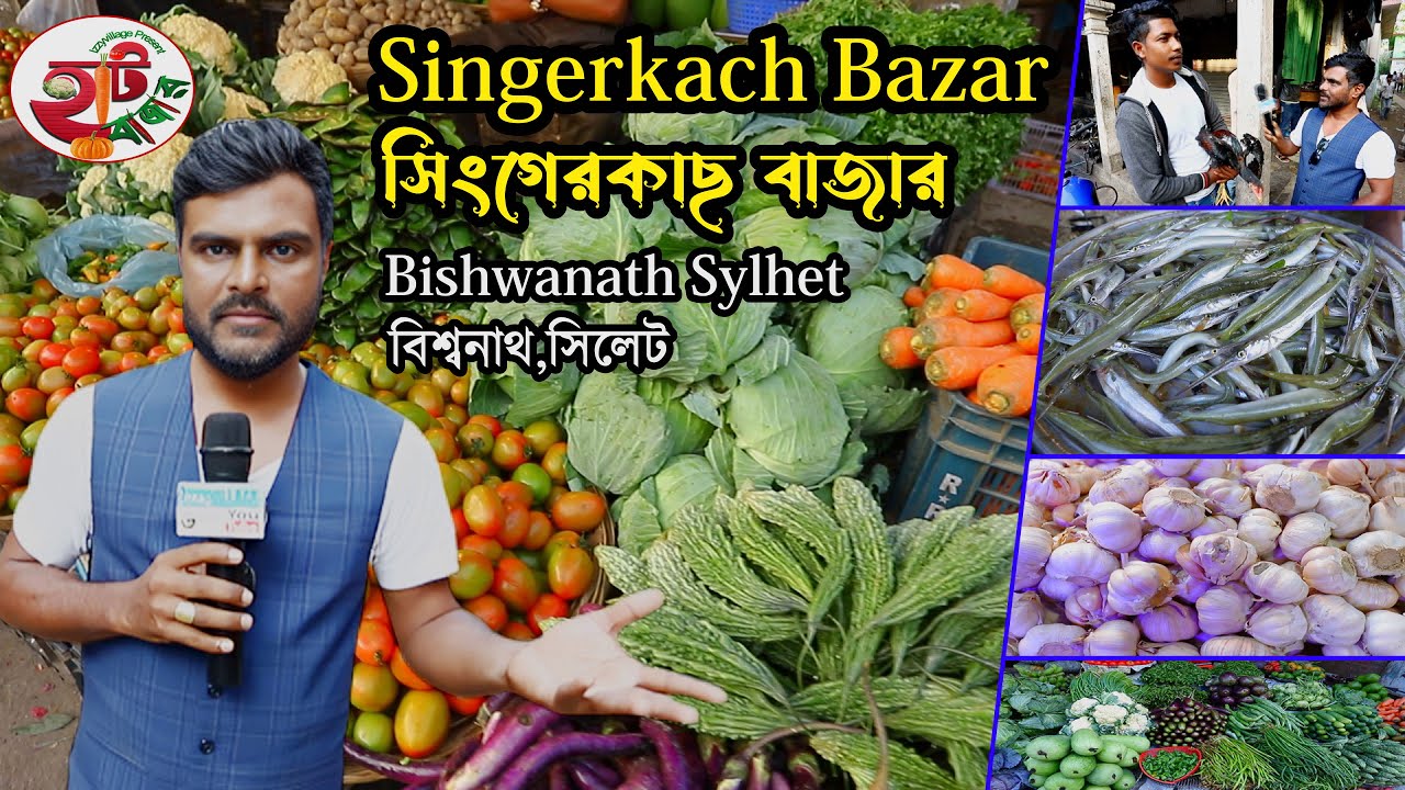 Amazing Haat Market of Singerkach Bazar in Bishwanath Sylhet | বিশ্বনাথ সিলেট