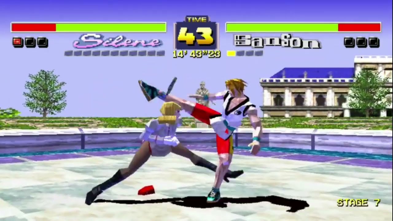 Fighters' Impact (PSX / Japan) | Silene Arcade Playthrough (02/26/2022) (Widescreen Hacks)