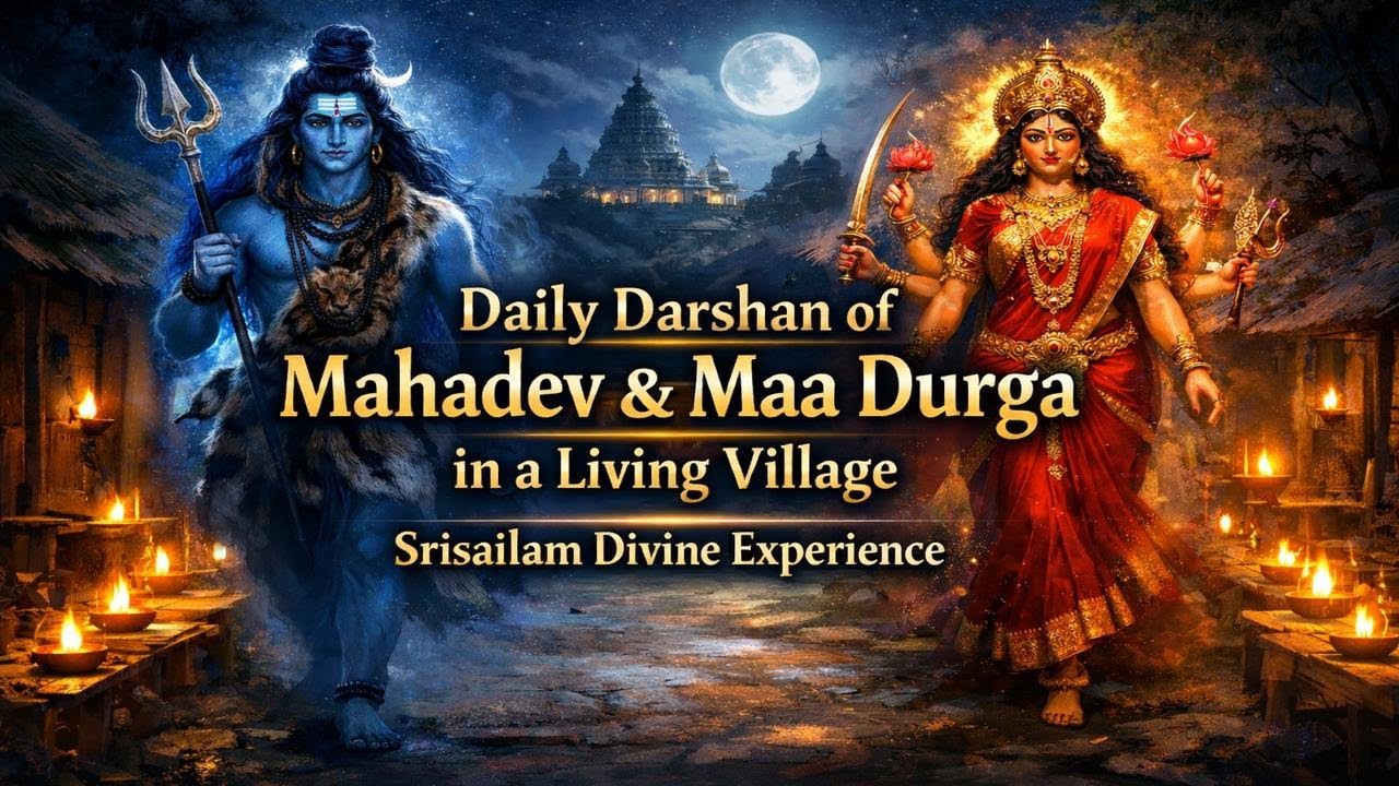 When Mahadev & Maa Durga Roam the Village Every Day | Divine Miracle of Srisailam
