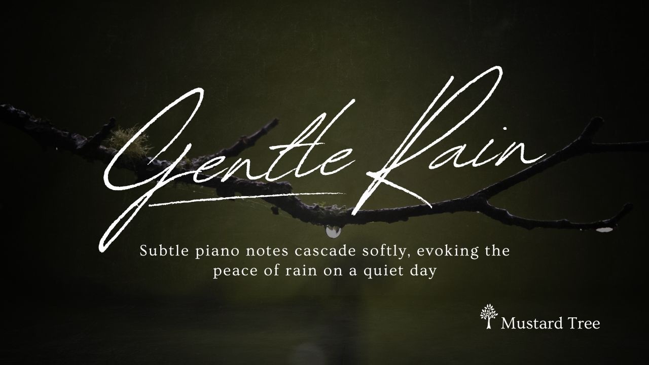 Gentle Rain - Piano melodies that flow like a gentle, calming rainfall by Mustard Tree