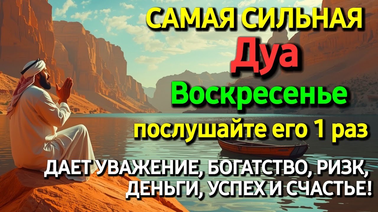 Дуа В ЧЕТВЕРГ В МЕСЯЦА Сафар ДАЕТ УВАЖЕНИЕ, БОГАТСТВО, РИЗК, ДЕНЬГИ, УСПЕХ И СЧАСТЬЕ! #дуа