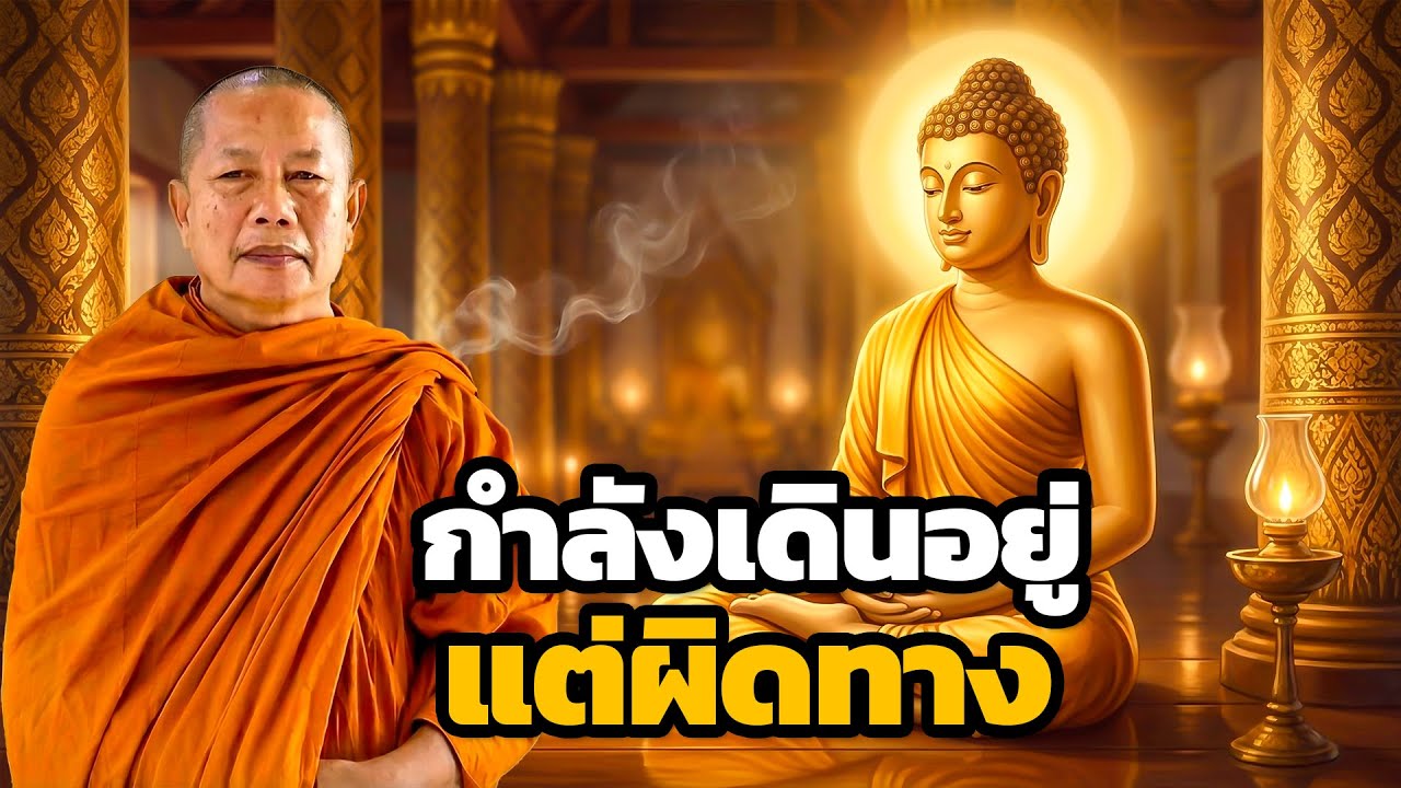 ไม่รู้ตัว ว่ากำลังหลงทาง กรรม… ธรรมะคลายทุกข์ พระมหาบุญช่วย ปัญญาวชิโร