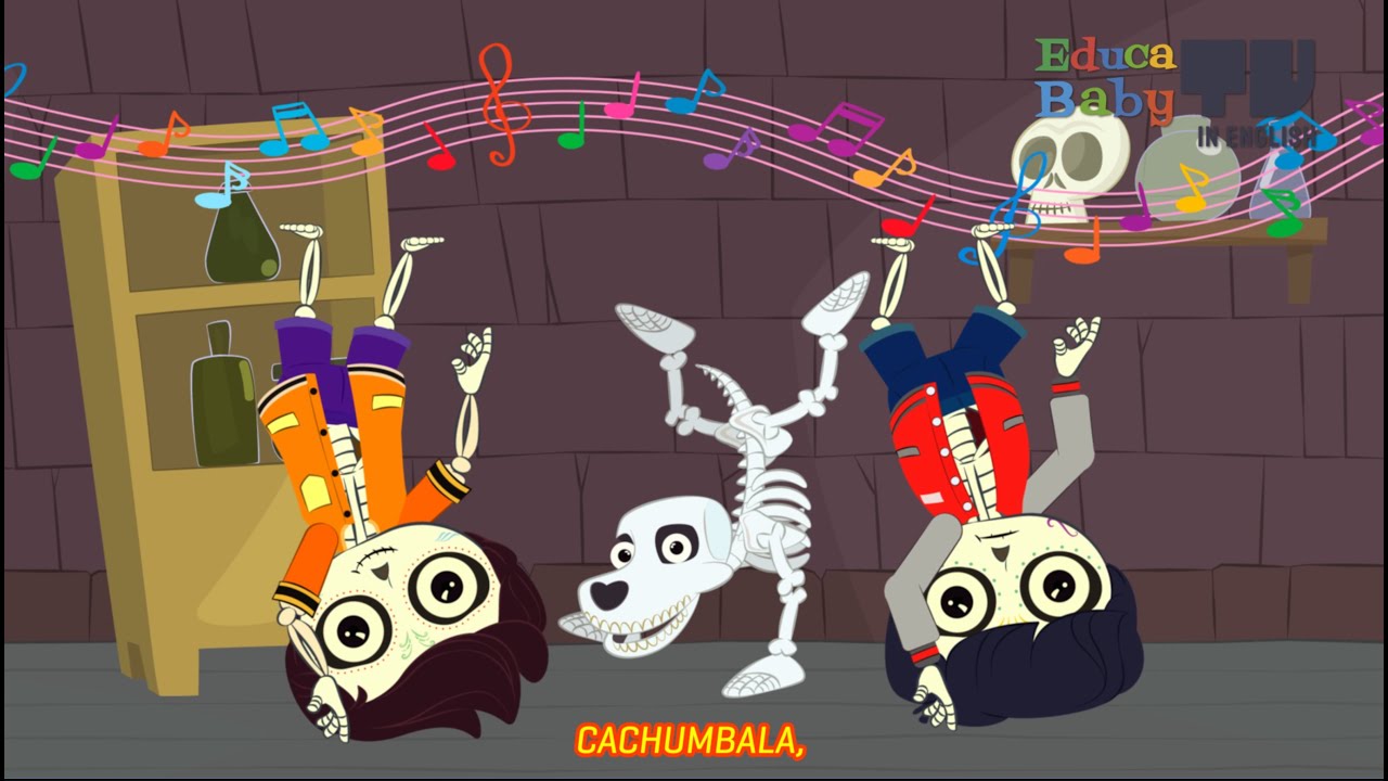 The Skeletons Dance Chumbala Cachumbala -  Halloween Party - Song for Halloween - Day of Dead