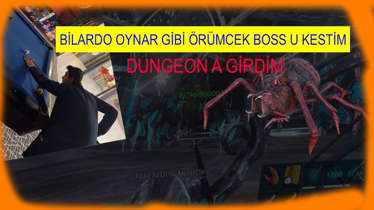 ŞEY Mİ DOSTUM ? YİNE DUNGEON YİNE BEN | Ark Mobile Türkçe | 450 LvL Therzi Dungeonu Nasıl Yapılır ??