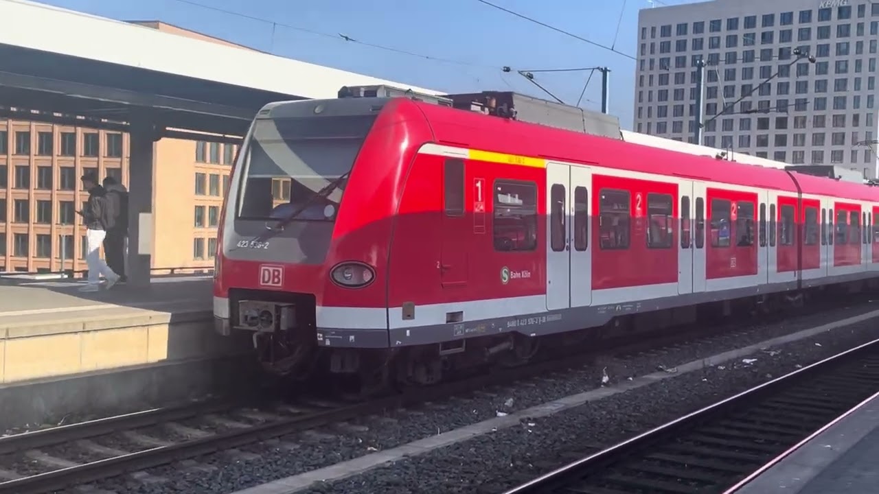 Zugbetrieb in Köln Messe/ Deutz.