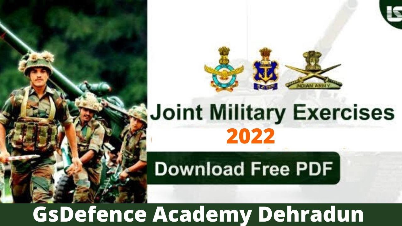 NDA/CDS current 2022/military exercises-2021 by deependra sir/करंट अफेयर्स इससे बाहर नहीं जाएगा🎯