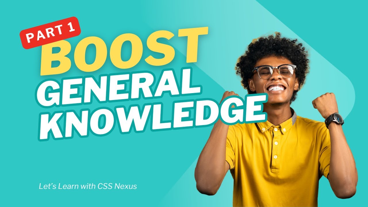 MASTERING General Knowledge is the BEST Investment in 2025 | GK Part 1