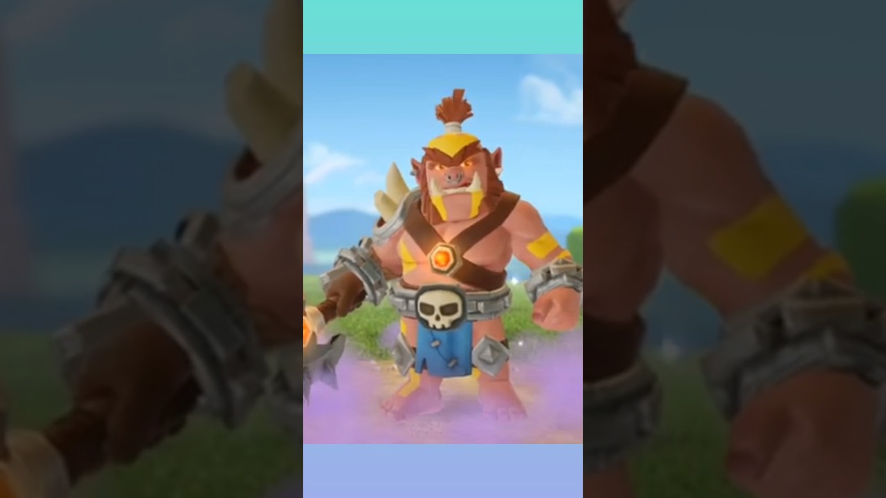 New Barbarian King Skin ! Barbarian Orc ! Clash Of Clans September Gold pass change 