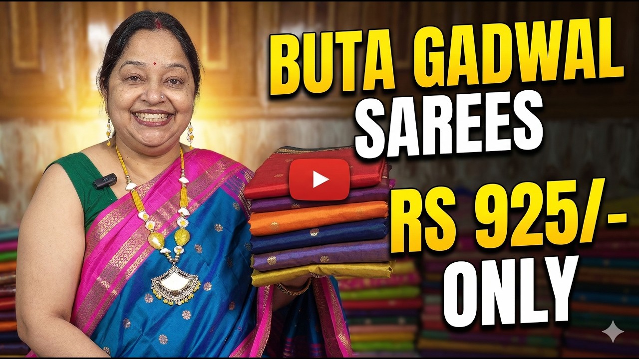 Traditional Gadwal Saree Under Budget | Elegant Festival & Wedding Wear