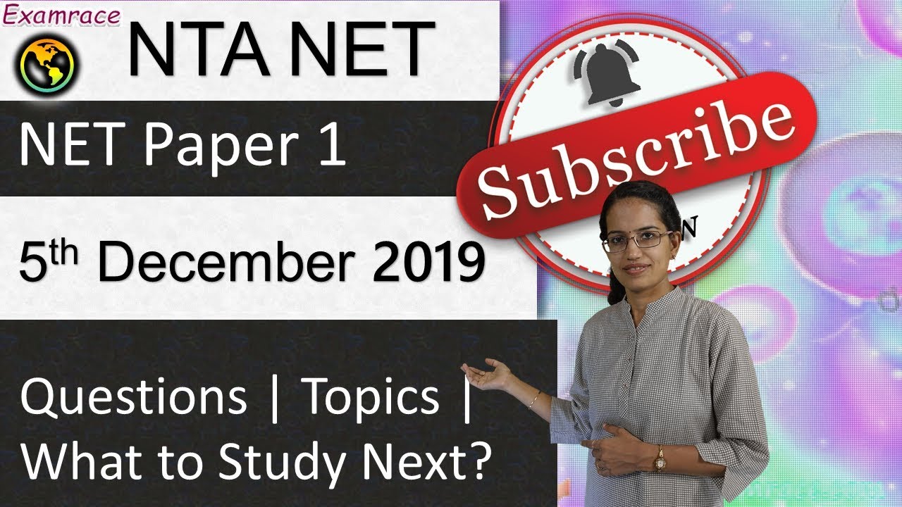 5th December 2019 NTA UGC NET Paper 1 Exam Analysis | Questions | Topics | What to Study Next?