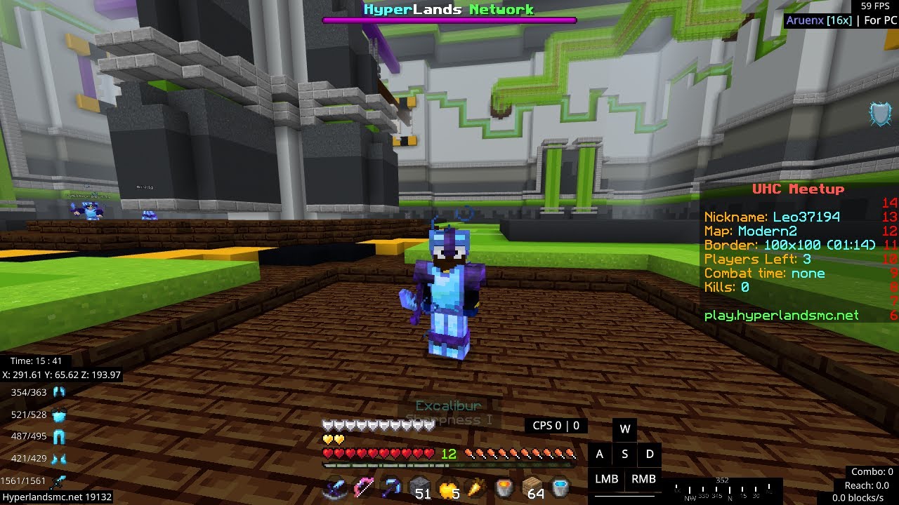 Trying to win on UHC Meetup (Hyperlands)