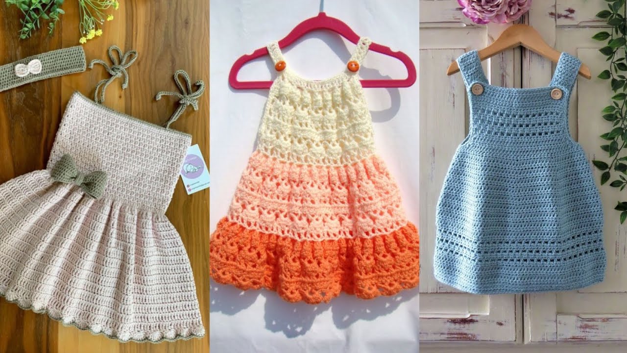 Crochet Girl Frocks Trendy Latest New Design 2026
