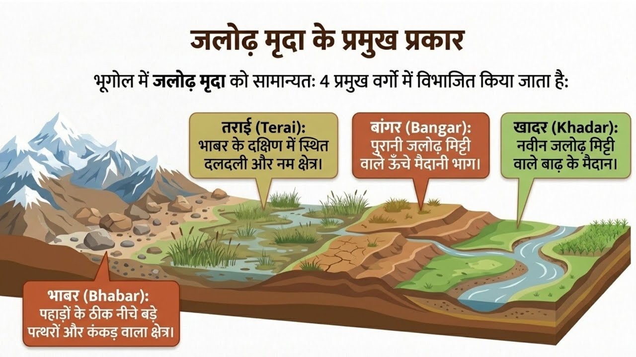 जलोढ़ मृदा || Alluvial soil || जलोढ़ मृदा (Alluvial Soil) – पूरी जानकारी एक ही वीडियो में! 