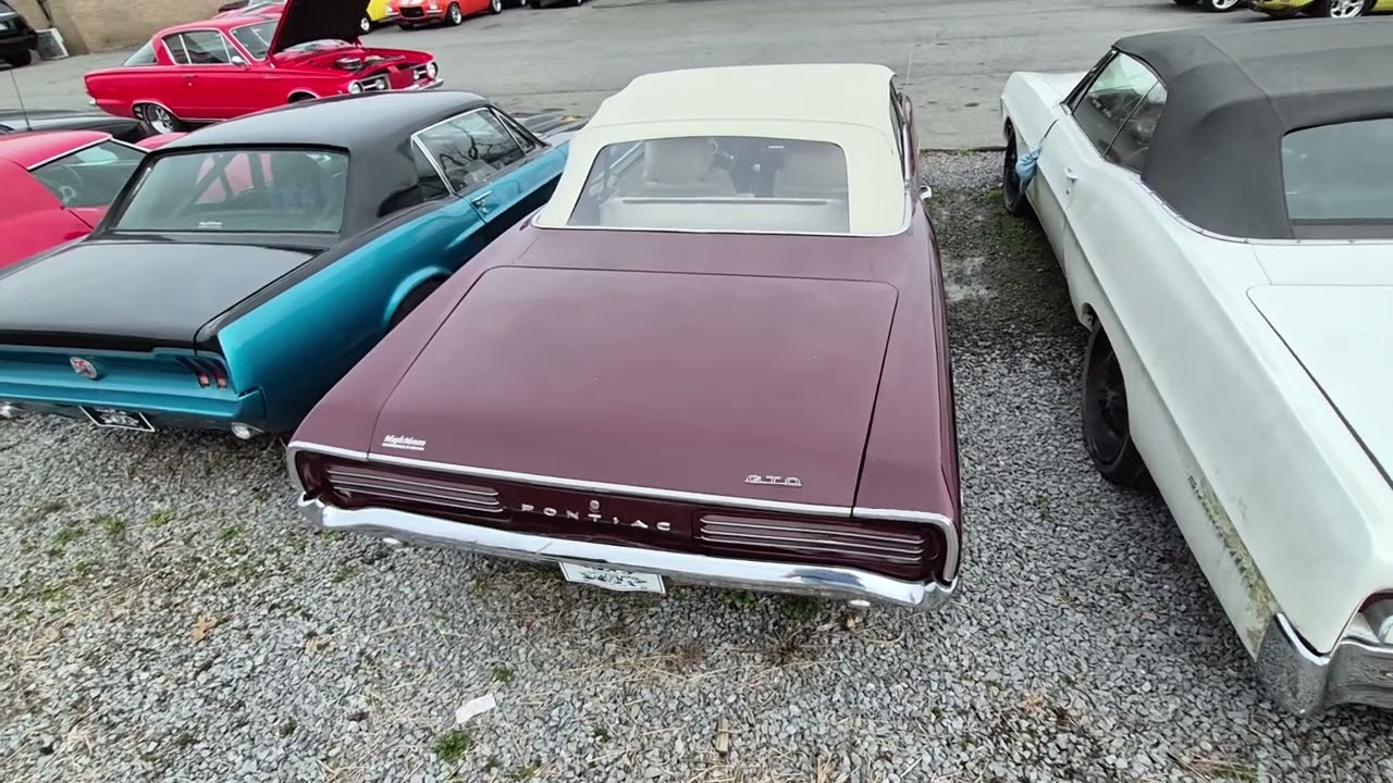Looking at a 1966 pontiac GTO