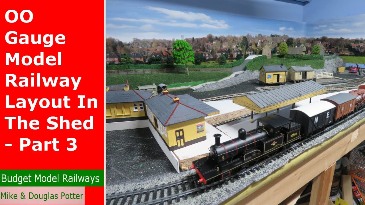 OO Gauge Model Railway Layout In The Shed - Part 3