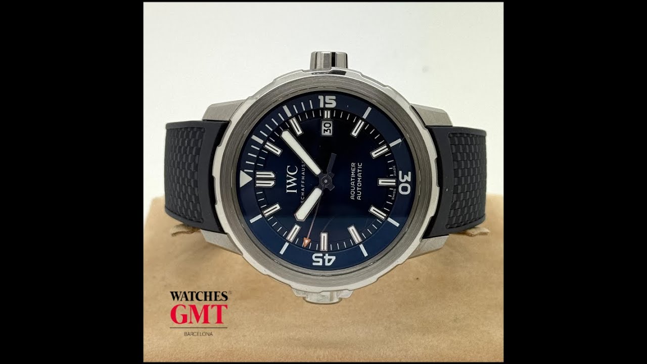 IWC AQUATIMER AUTOMATIC BLUE - WATCHESGMT
