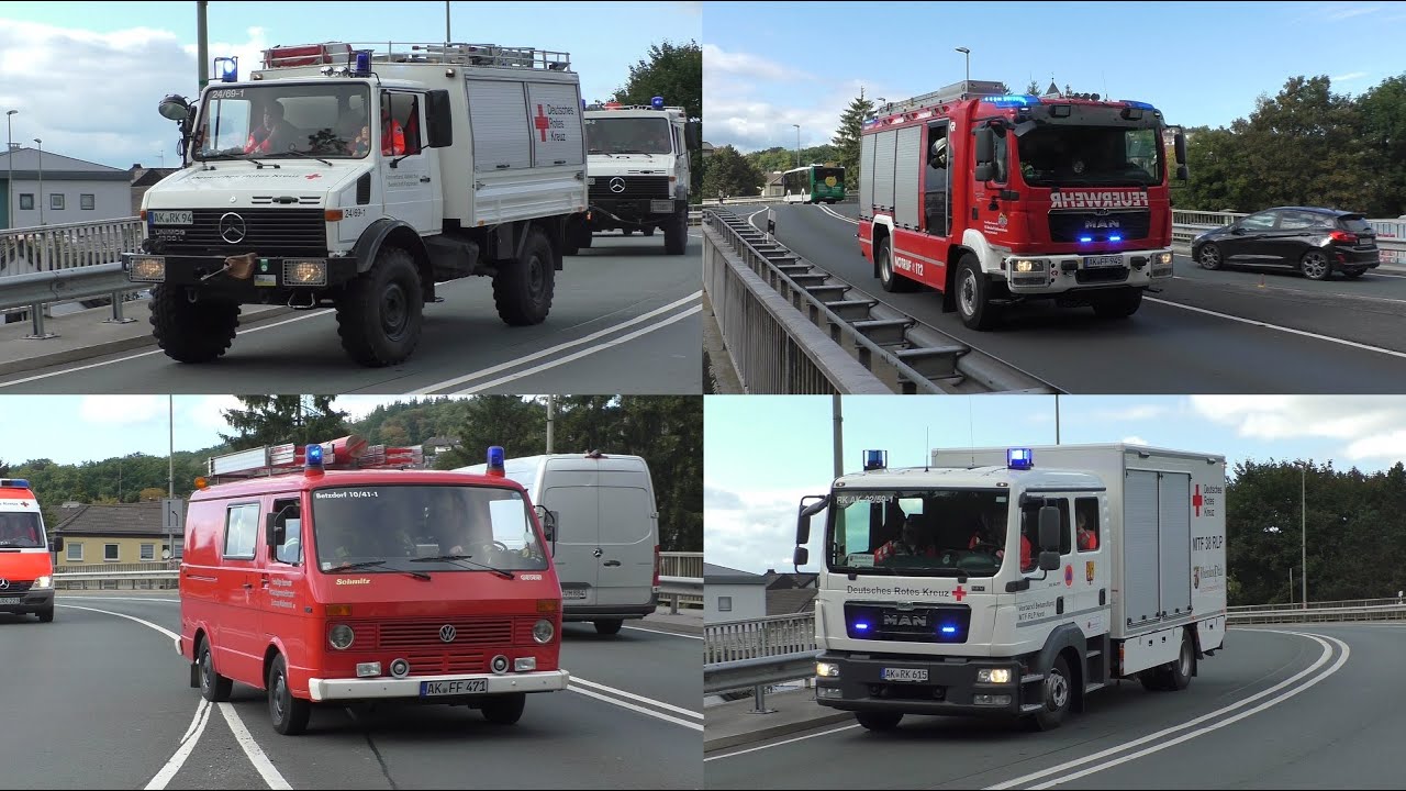 [Pożar w tunelu] Działania awaryjne w ramach ćwiczeń na dużą skalę w Betzdorf (Sieg)