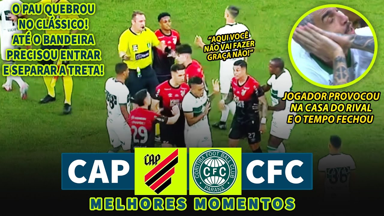 ELE FOI PROVOCAR E O PAU QUEBROU NO CLÁSSICO! FURACÃO APANHOU NA BOLA E NA BRIGA!