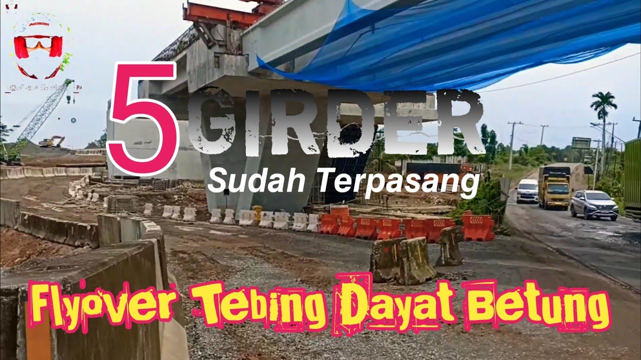 Lajur arah Palembang (5 𝙂𝙞𝙧𝙙𝙚𝙧) flyover Tebing Dayat Betung Sudah Terpasang | @hasanbasri1909