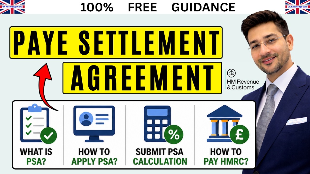 How to Submit a PAYE Settlement Agreement (PSA) to HMRC | Apply, Calculate Tax & Make Payment