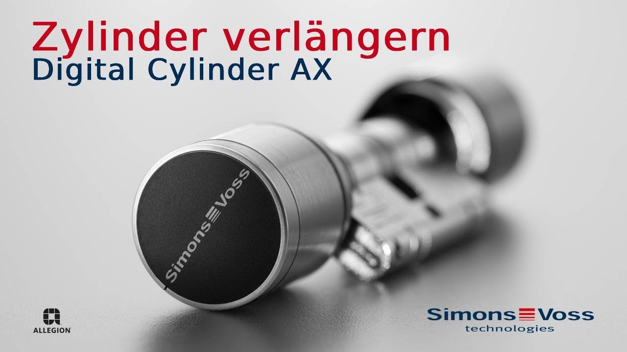 Digital Cylinder AX: Schlie&szlig;zylinder verl&auml;ngern (Zylinder Verl&auml;ngerung)