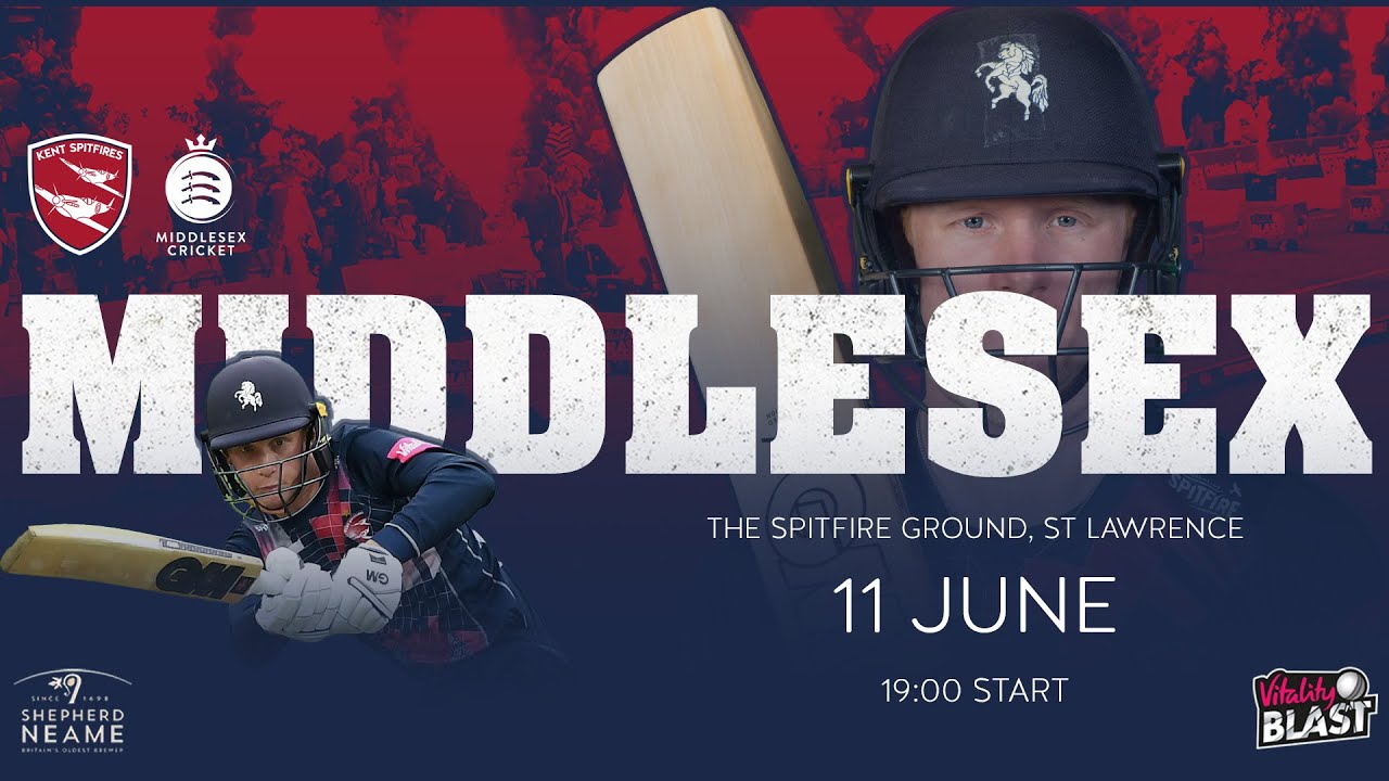 🎥 HIGHLIGHTS | Kent Spitfires vs. Middlesex