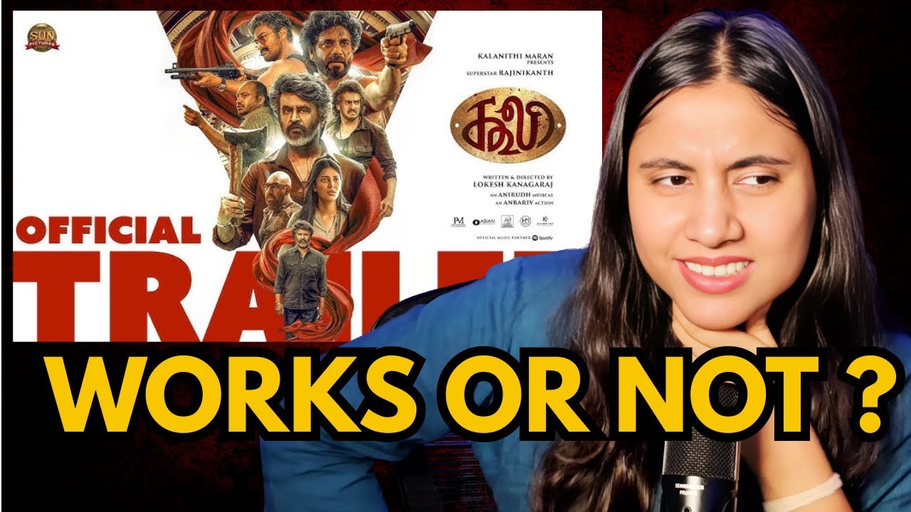 Coolie Trailer Reaction | Superstar Rajinikanth | Lokesh | Anirudh | Ashmita Reacts