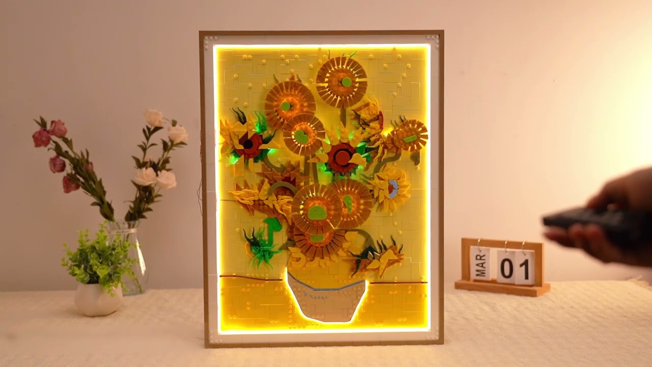 BrickBling Light Kit for LEGO Art Vincent van Gogh - Sunflowers 31215