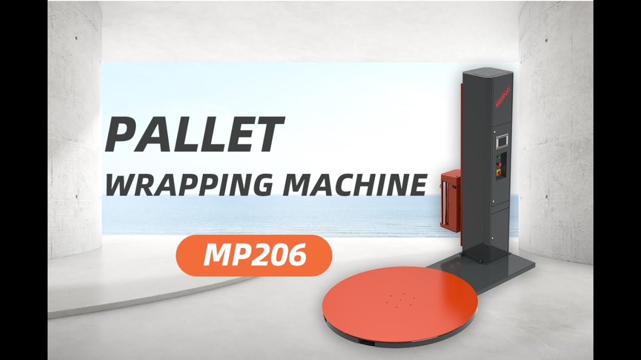 MQSPACK MP206 pre stretched pallet wrapping machine#wrappingmachine #palletwrappingmachine