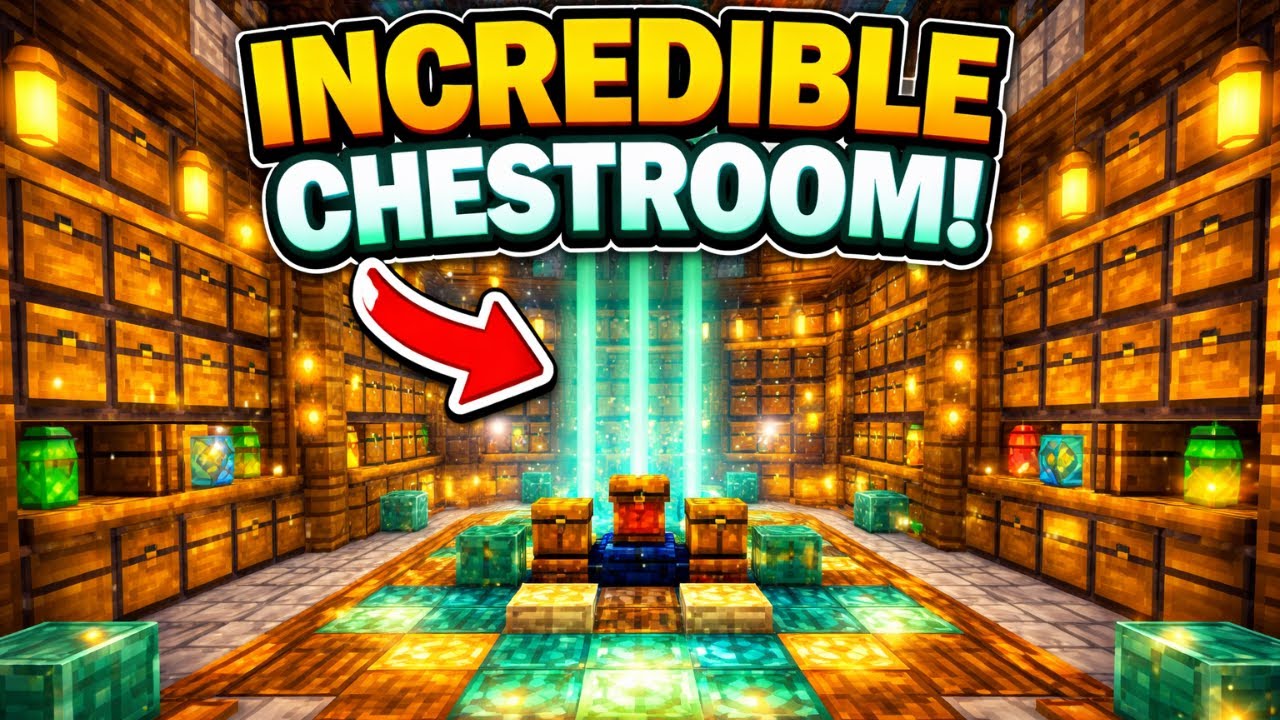 Building my New Chest Room in Hardcore Minecraft | Pt 5