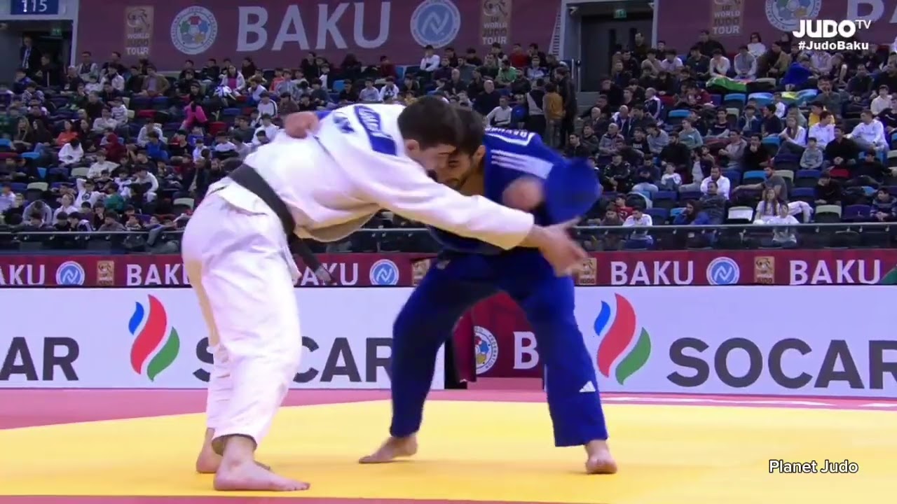 Abubakr SHEROV 🇹🇯 🆚️ Mikheili BAKHBAKHASHVILI 🇬🇪 | 2 раунд/-73кг | Большой Шлем Баку 2024